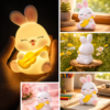 Cute Bunny Guitar LED Night Light Lamp – Soft Warm Glow Tabletop Light for Kids Room & Desk Decor