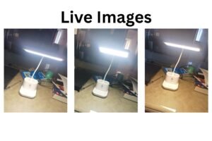 3 Color Rechargeable LED Study Table Lamp with Phone Stand & Pen Holder – Flexible Touch Control Desk Light for Students & Office